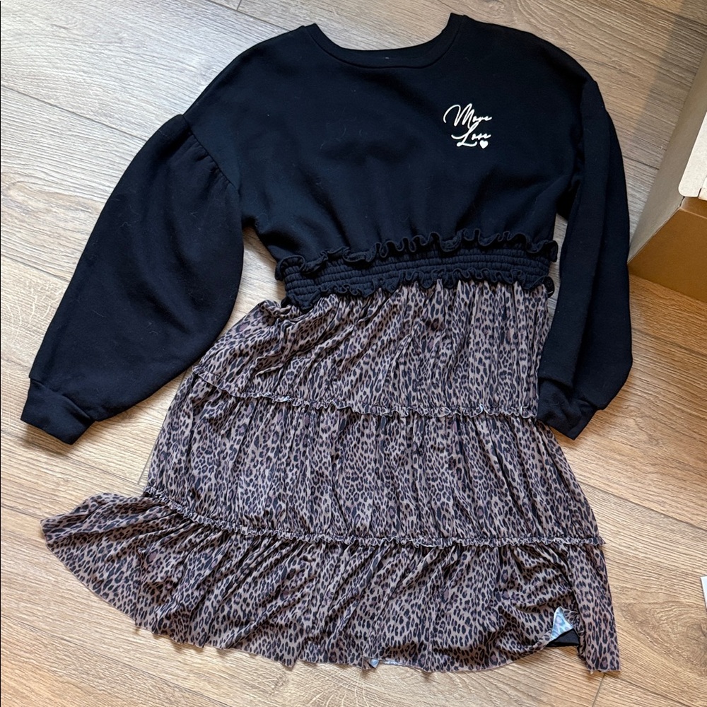 River Island Charcoal Sweater Dress